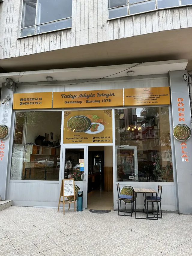 Bağdat tatlısı Bağdat Lokantası